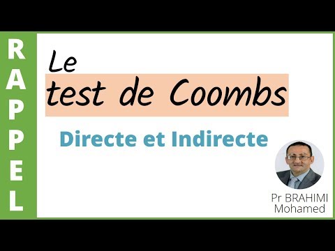 [18] TEST DE COOMBS [directe et indirecte]