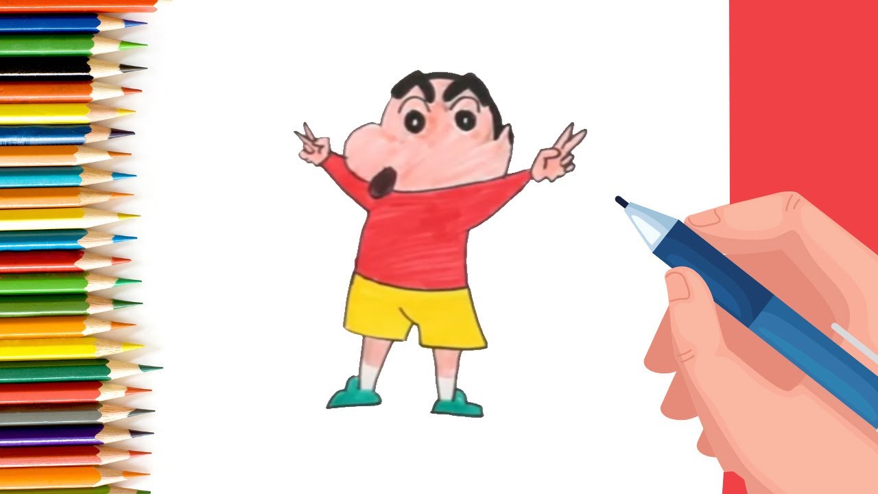 How to Draw Shinchan