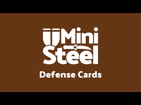 MiniSteel Defense Cards