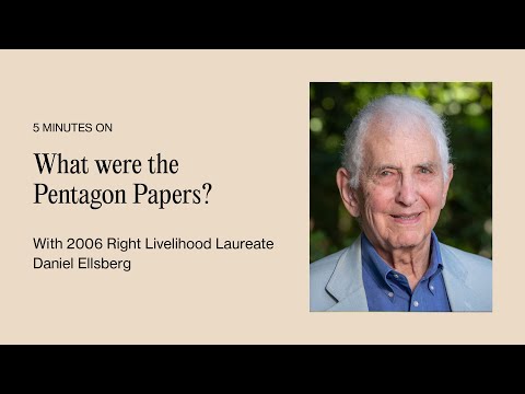 We ask #RightLivelihood Laureate Daniel Ellsberg: What were the #PentagonPapers?