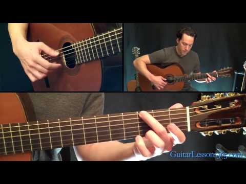 Classical Gas Guitar Lesson - Mason Williams - Part Four