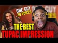 THE BEST ONE YET!!! One Guy, 20 Voices (Michael Jackson, Post Malone, Roomie & MORE) REACTION!!