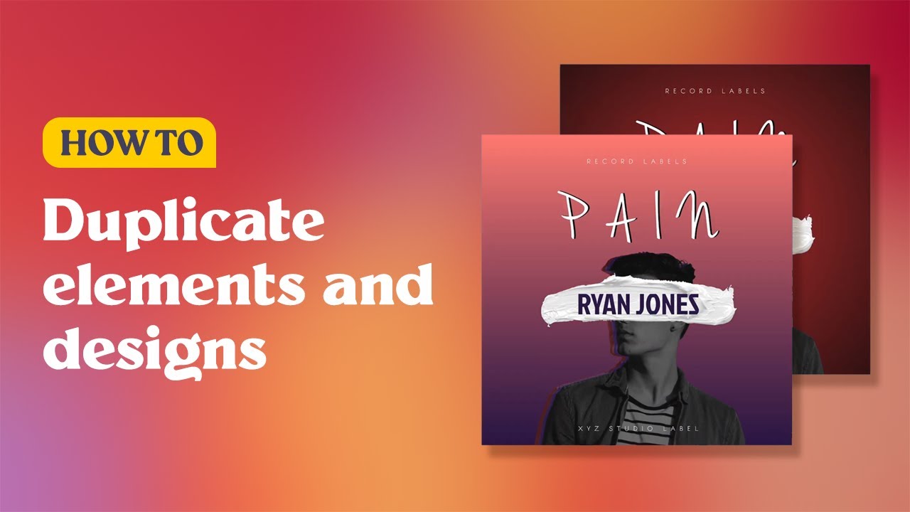 How to Duplicate Elements and Designs in PosterMyWall