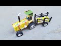 How To Make Tractor With Trolley From Matchbox Matchbox Craft Mi