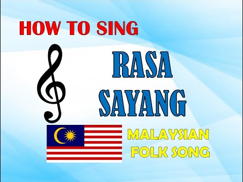 RASA SAYANG - Video tutorial on how to sing the song (MAPEH 8)