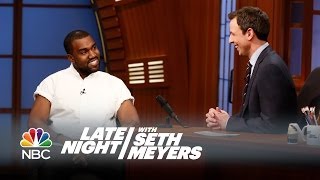 Kanye West on Fatherhood - Late Night with Seth Meyers