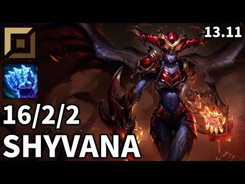 Shyvana Jungle vs Malphite - EUW Master | Patch 13.11
