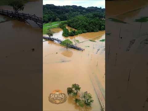 Parque Barigui inundado após o dia mais chuvoso de 2026 em Curitiba (+100mm)