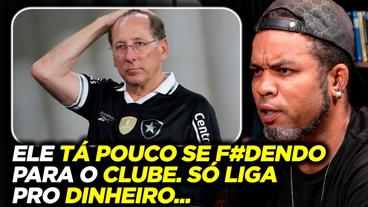 CARLOS ALBERTO EXPÕE A VERDADE SOBRE JOHN TEXTOR SER AFASTADO DO BOTAFOGO