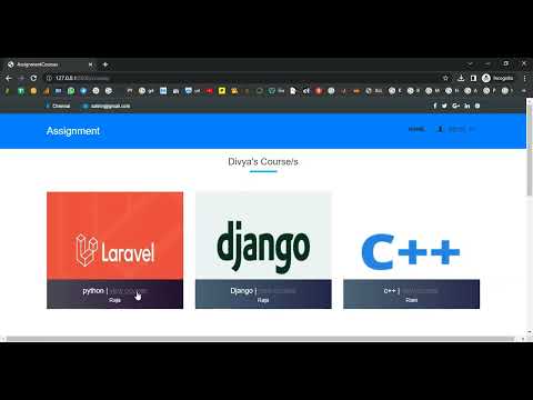 Assignment in Django Python