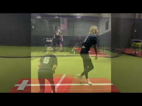 Ava Lomelin 2024 RHP/1B pitching workout 11/4/21