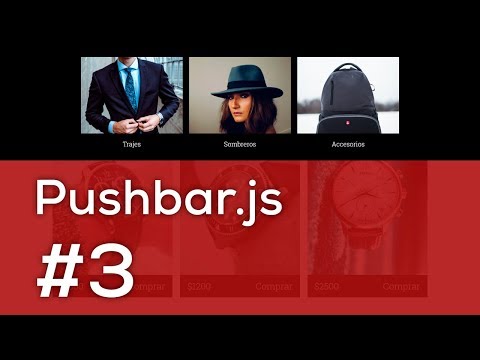 Como Crear un Menú de Navegación Desplegable con Javascript y Pushbar js