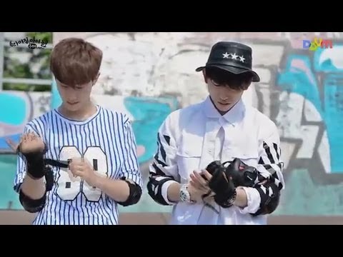 140710 Rising Idol - GOT7 'How to ride a skateboard'