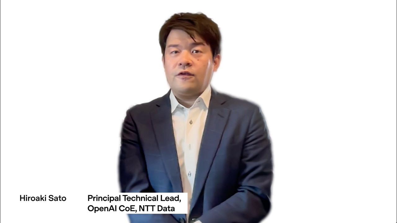What Codex Unlocks for NTT Data - OpenAI Youtube