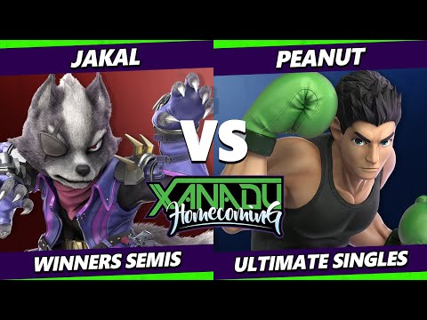 Xanadu Homecoming Top 8 - Peanut (Little Mac) Vs. Jakal (Wolf) Smash Ultimate - SSBU