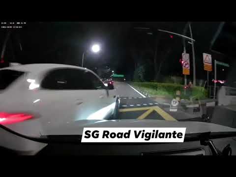 7oct2021 junction of bukit timah & kheam hock road hit & run by white jaguar fpace