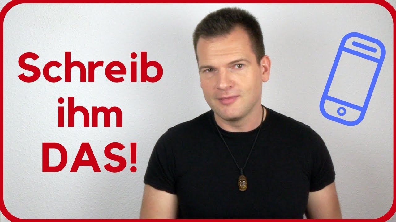 Schreib ihm DAS! Top 3 SMS, wenn der Mann sich distanziert