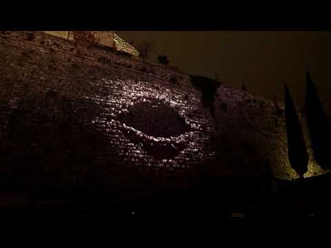 Mura Parlanti - audiovisual installation - CidneOn Festival Internazionale delle Luci 2018