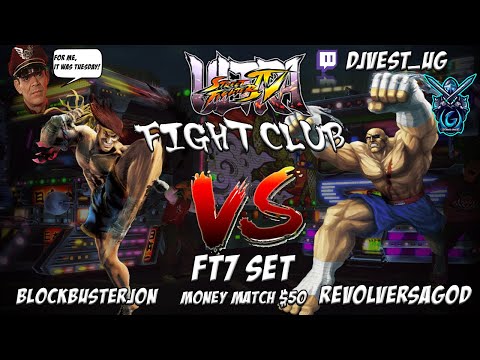USF4 Fight Club - BlockBusterJon VS RevolverSaGod FT7 Set Money Match ($50)