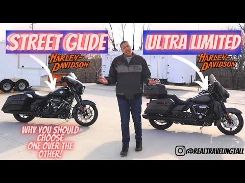 Harley-Davidson Street Glide vs Ultra Limited! Why you should choose one motorcycle over the other!