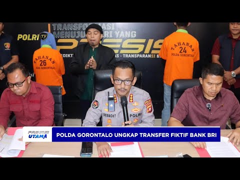 POLDA GORONTALO SERAHKAN 2 TERSANGKA TINDAK PIDANA PERBANKAN BRI KEPADA JAKSA PENUNTUT UMUM