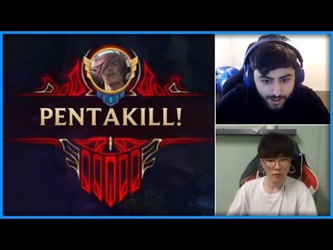 One Shot Ultimate Pentakill (Yassuo, Faker, Tyler1...) - LoL Best Streams Moments #2