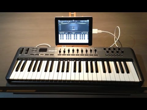 Connect a Midi Controller Keyboard to your Ipad w Connexion Kit & Garageband