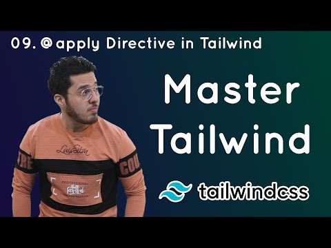 apply directive in Tailwind CSS Tailwind Tutorial 9