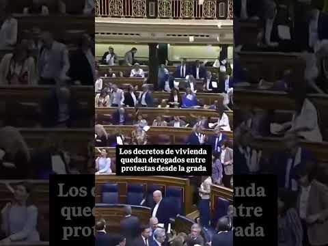 💥 El Congreso ENTIERRA los DECRETOS ley de vivienda del Gobierno