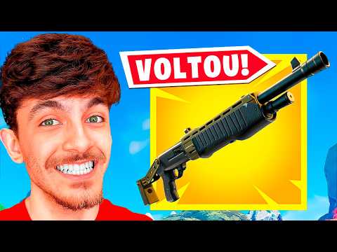ELA VOLTOU A SER A MELHOR ARMA DO FORTNITE!