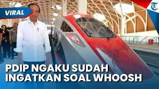 Sudah Ingatkan Jokowi! Hasto Ungkap PDIP Usulkan Bangun Double Trek daripada Kereta Cepat ke Bandung