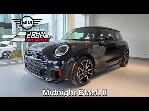 NEW ARRIVAL! 2025 MINI John Cooper Works 3 Door Midnight Black II #mini #jcw #f66