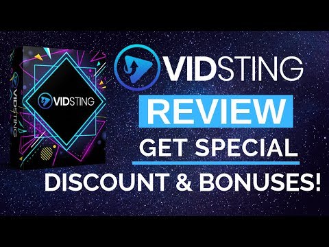 Discount - vidsting review dont buy vidsting without launch special discount bonus package
