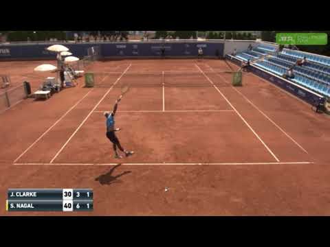 Sumit Nagal vs Jay Clarke - ATP Prague Challenger Round 2 Highlights