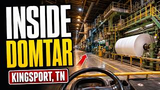 Riding Inside Domtar’s Kingsport Paper Mill | K1 Paper Machine