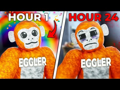I SPENT 24 HOURS IN SCARY BABOON...  