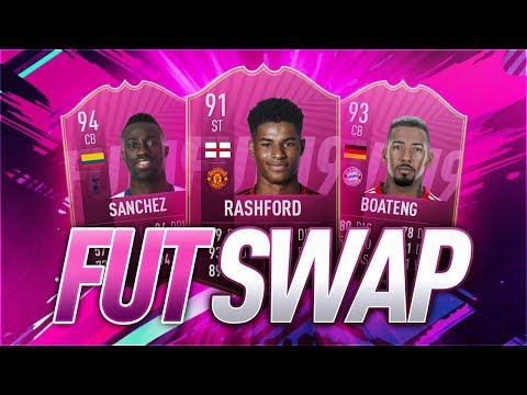 INSANE FUTTIES FUTSWAPS! w/ 91 RASHFORD, 93 BOATENG & 94 SANCHEZ! - FIFA 19 Ultimate Team