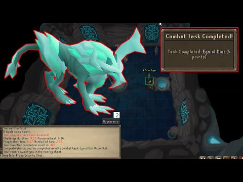 Egniol Diet Elite Combat Achievement Task OSRS
