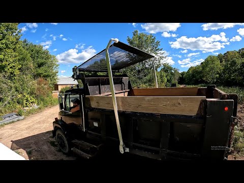 Installing an electric tarp kit on a dump truck