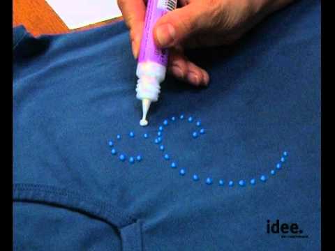 idee. Tipp Nr. 025 - T-Shirts gestalten mit Perlen aus der Flasche