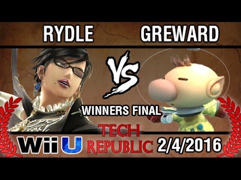 [Tech Republic] Rydle (Bayonetta) vs Greward (Olimar) SSB4 Winners Final - Top 8