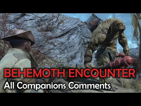 Fallout 4 - Behemoth Encounter - All Companions Comments