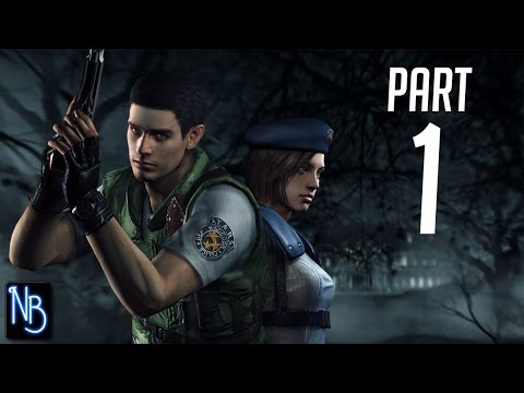 Resident Evil (HD Remaster) Walkthrough Part 1 No Commentary