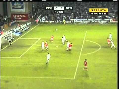 2007 (August 29) FC Copenhagen (Denmark) 0-Benfica (Portugal) 1 (Champions League)