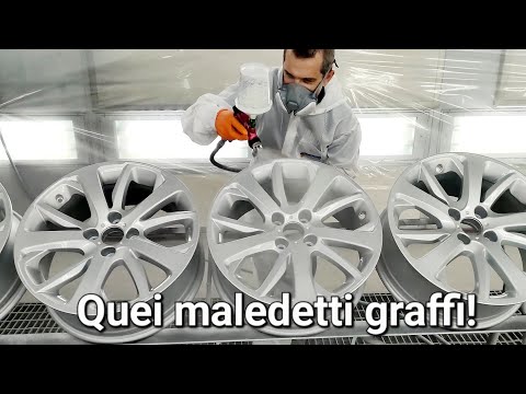 How to repaint 4 alloy wheels