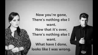 Adele feat. Daniel Merriwether - Water and a Flame  Lyrics