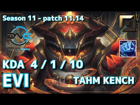 【韓国サーバー/GM】DFM Evi タムケンチ(Tahm Kench) VS TES 369 イレリア(Irelia) TOP - Patch11.14 KR Ranked【LoL】