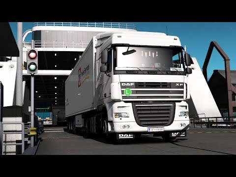 ETS2 1.33 Baltic DLC DAF XF105.410  Naantali - Luga
