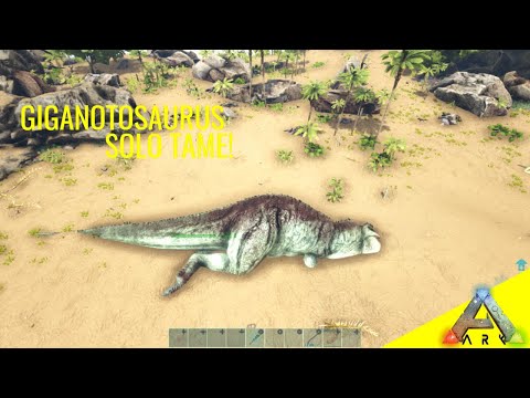 RIDICULOUSLY EASY SOLO GIGA TAMING | Ark Survival Evolved