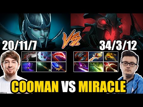 Cooman Phantom Assasin VS Shadow Fiend legend Miracle - Most Epic Gameplay Dota 2